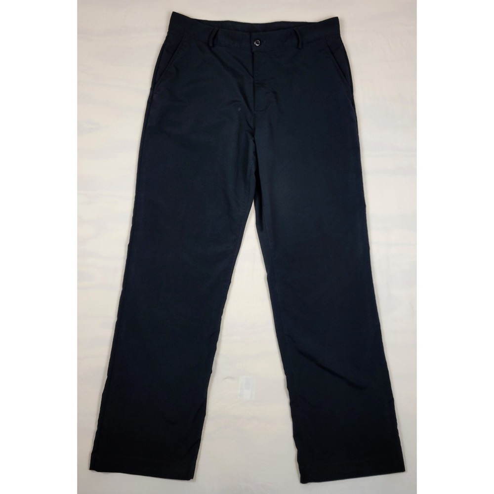 Under Armour Mens Black Golf Pants 34x32 Performance Straight Leg 208603 - Picture 1 of 9